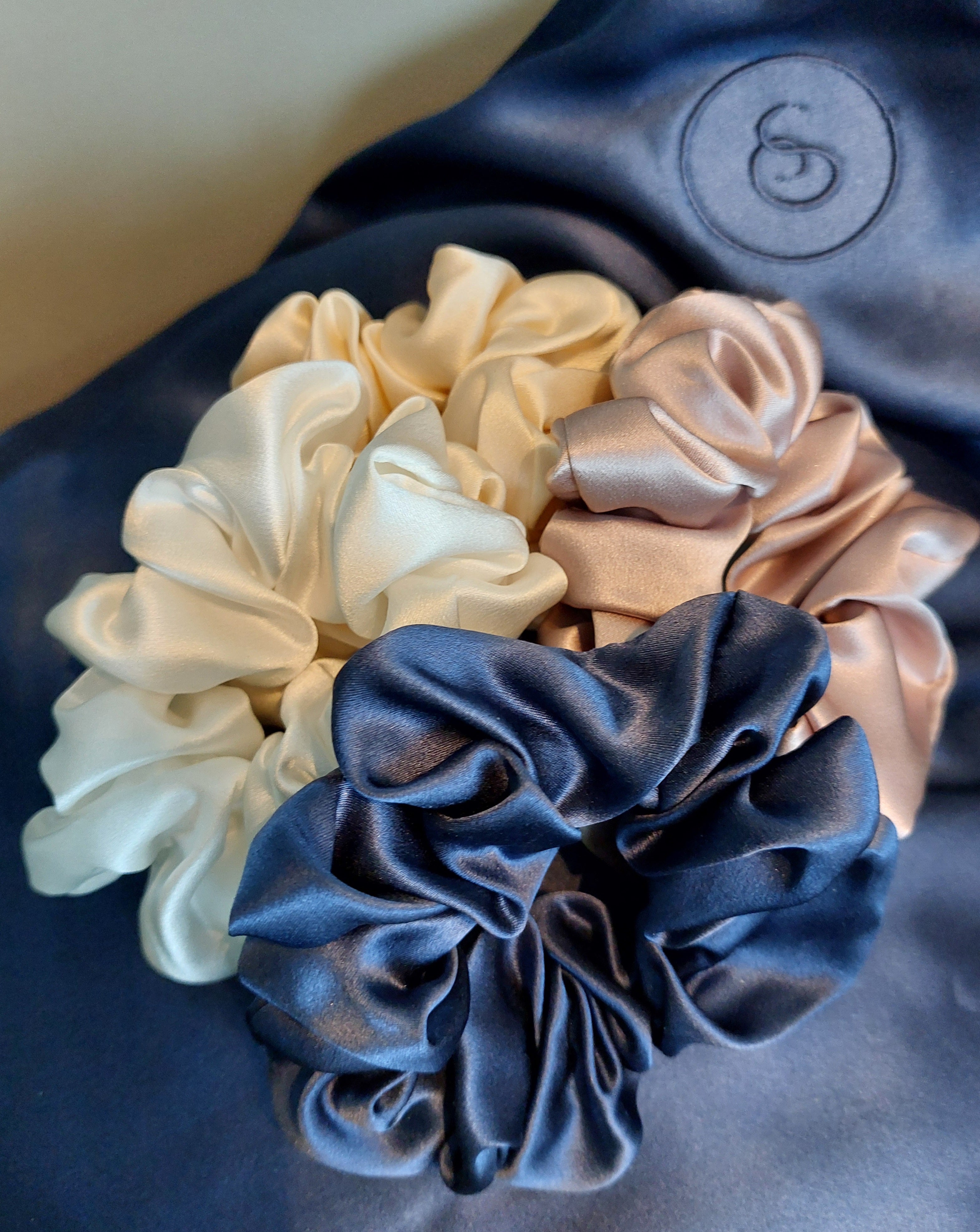 Pack 4 Chouchous 100% pure soie de mûrier - 22 momme