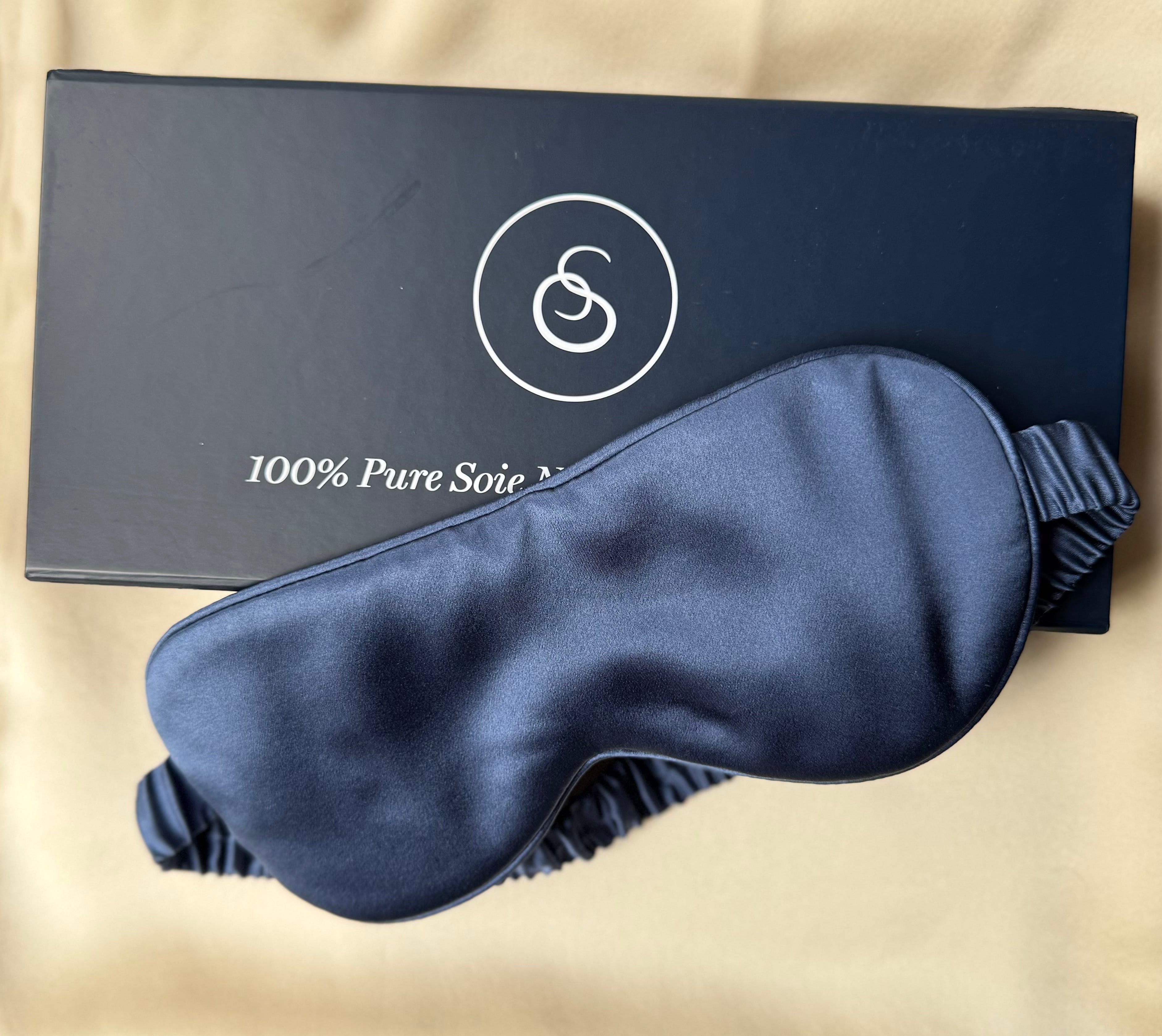 Masque de sommeil 100% pure soie de mûrier - 22 momme