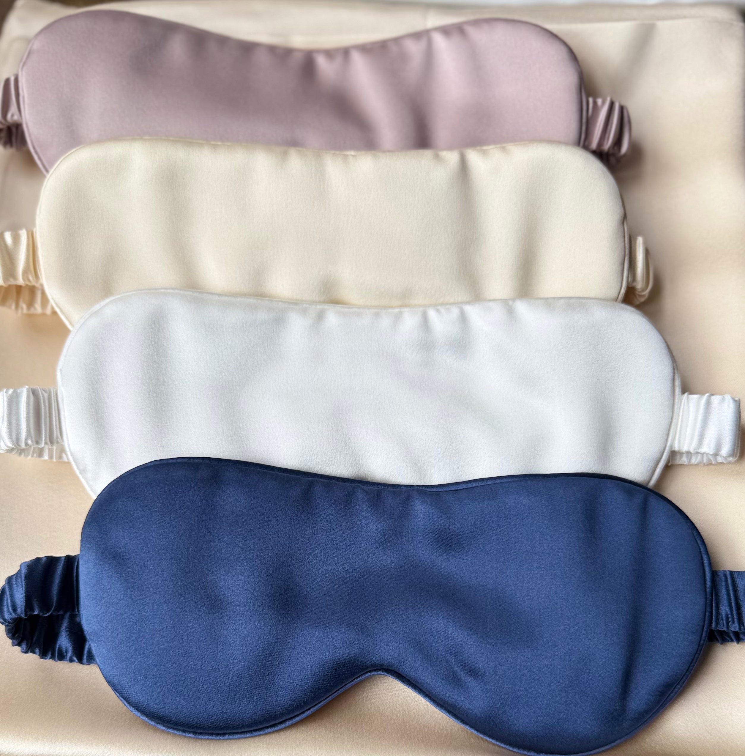 Masque de sommeil 100% pure soie de mûrier - 22 momme